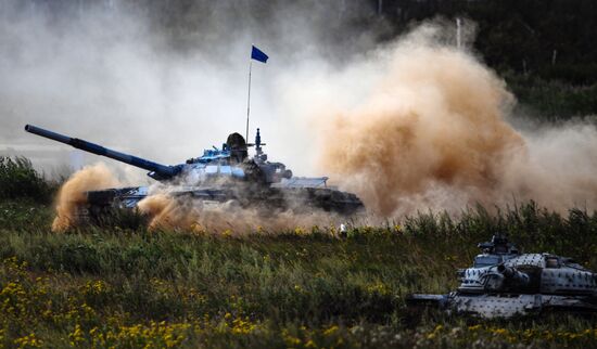 Tank biathlon. Second semifinals