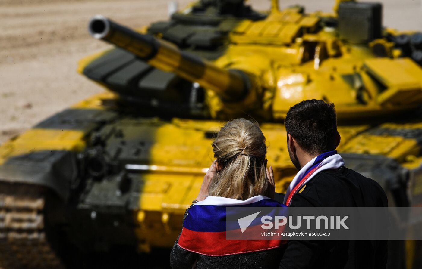 Tank biathlon. Second semifinals