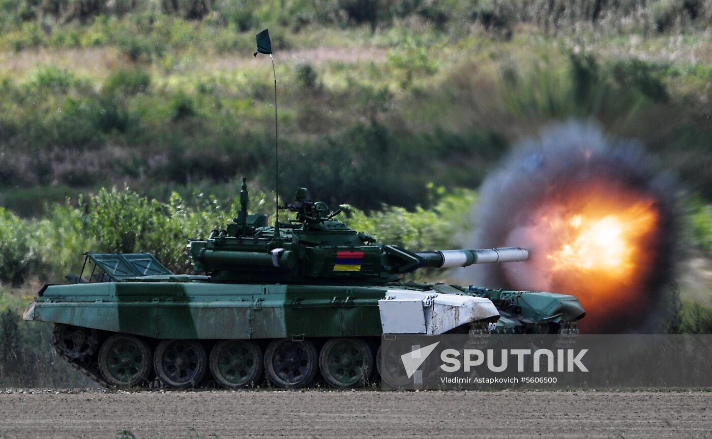 Tank biathlon. Second semifinals