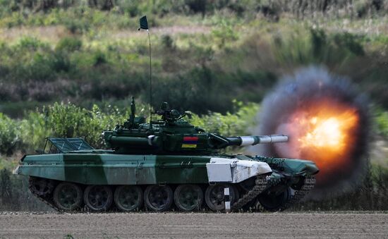 Tank biathlon. Second semifinals