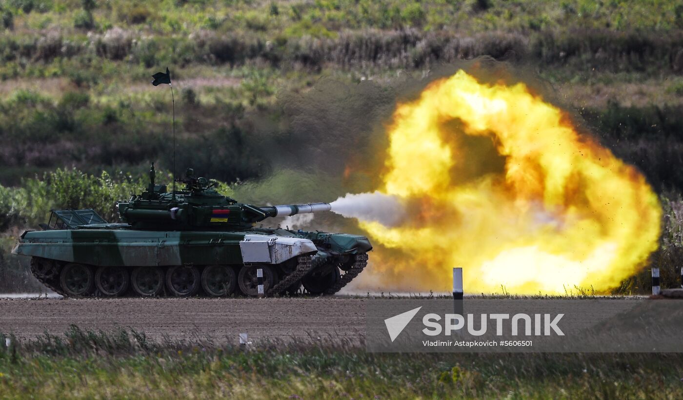 Tank biathlon. Second semifinals