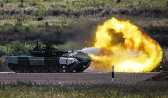 Tank biathlon. Second semifinals