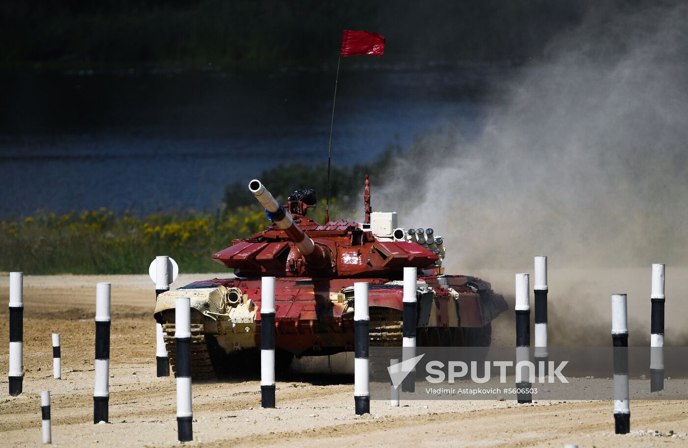 Tank biathlon. Second semifinals