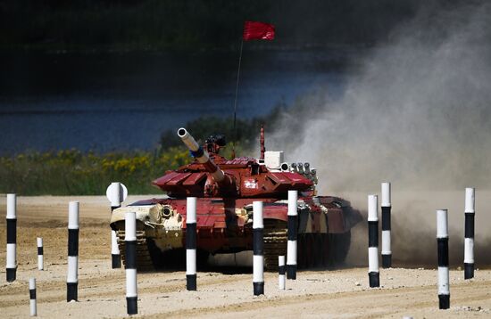 Tank biathlon. Second semifinals