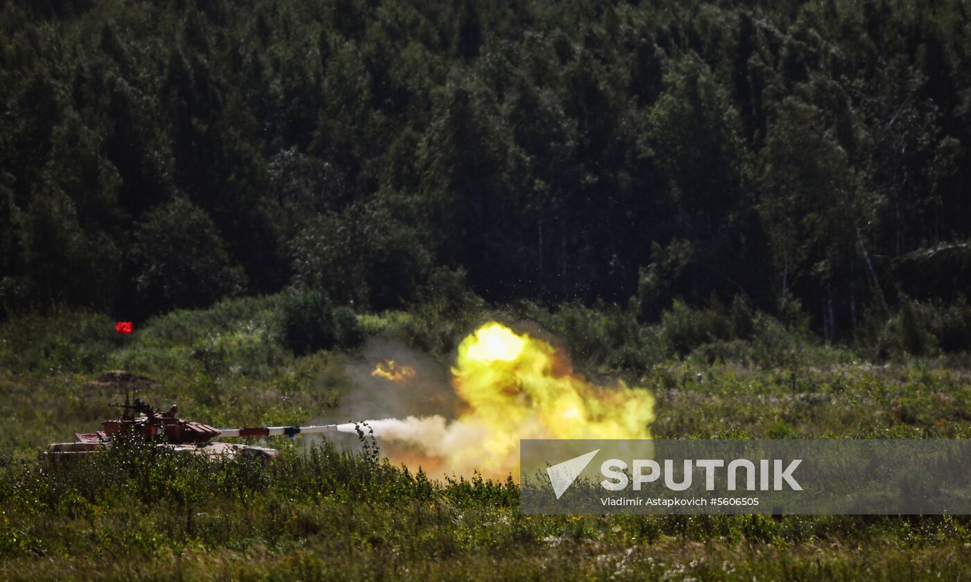 Tank biathlon. Second semifinals