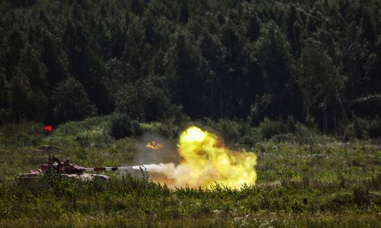 Tank biathlon. Second semifinals