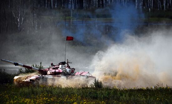 Tank biathlon. Second semifinals