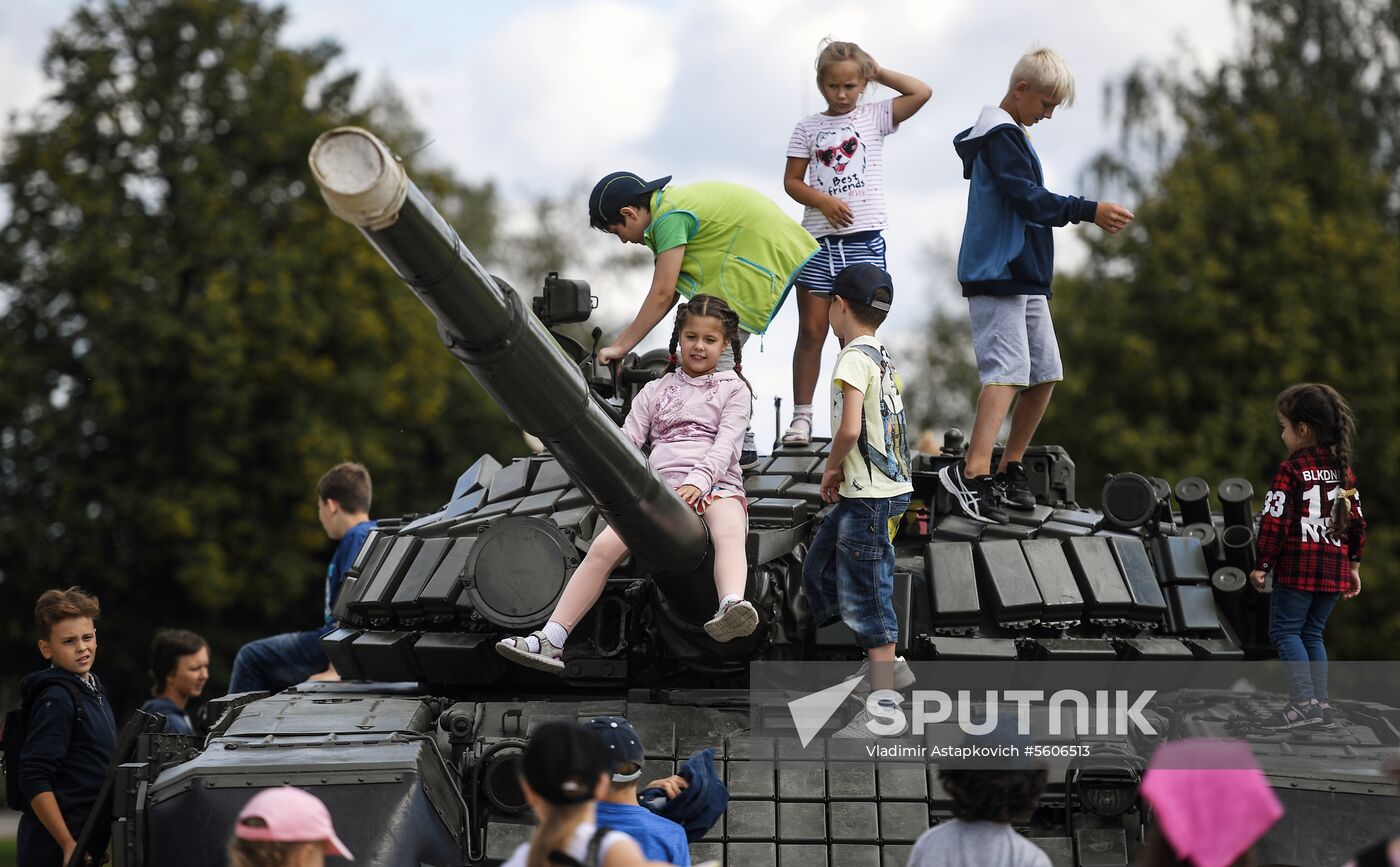Tank biathlon. Second semifinals