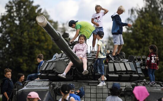 Tank biathlon. Second semifinals