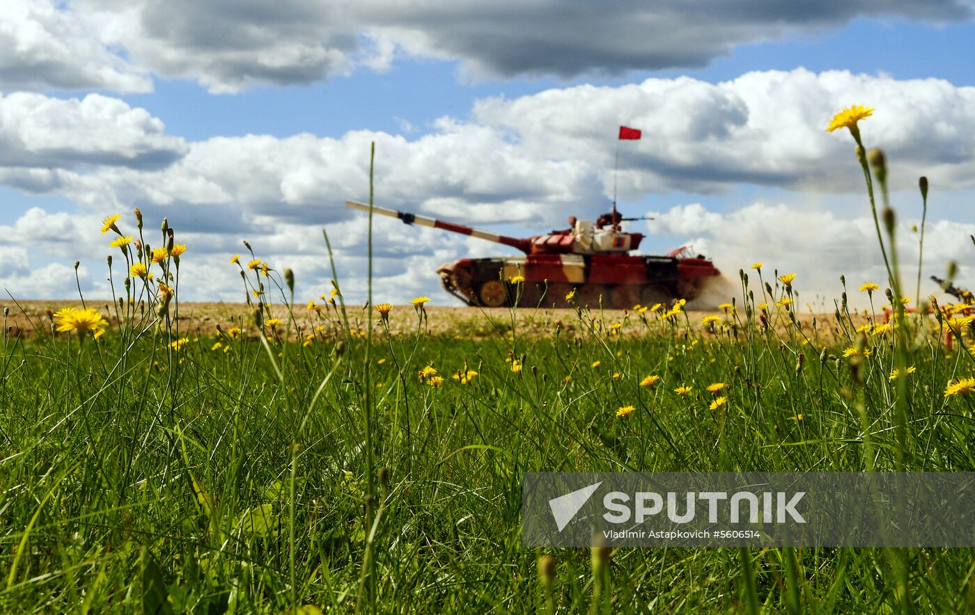 Tank biathlon. Second semifinals