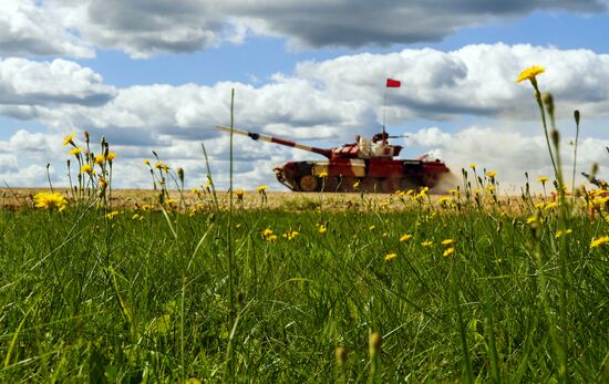 Tank biathlon. Second semifinals