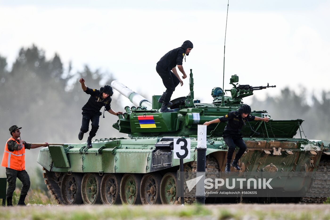 Tank biathlon. Second semifinals