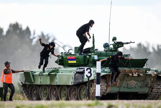 Tank biathlon. Second semifinals