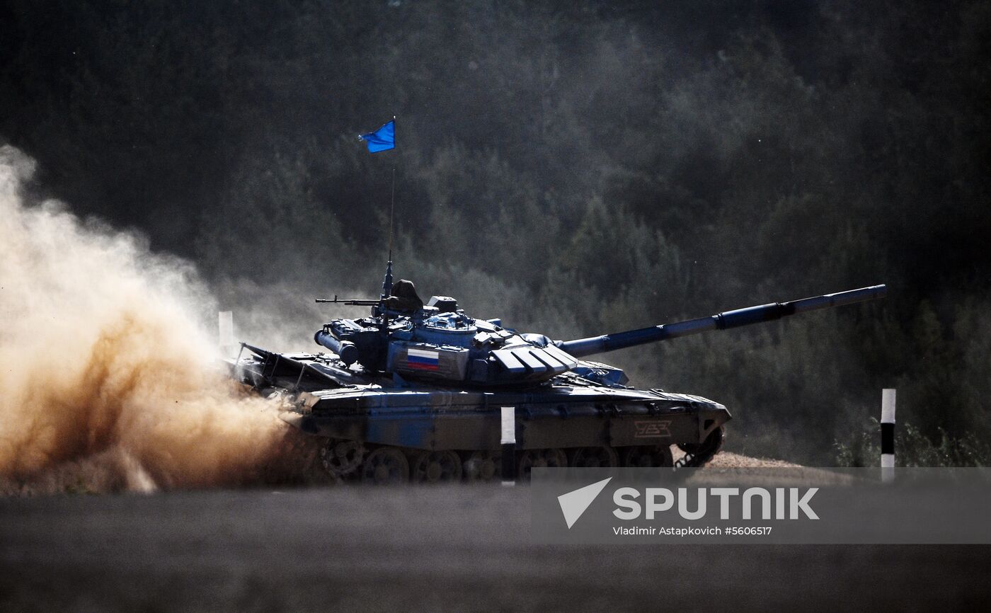 Tank biathlon. Second semifinals