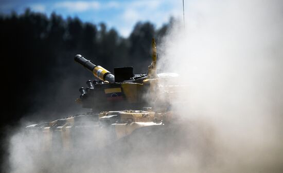 Tank biathlon. Second semifinals