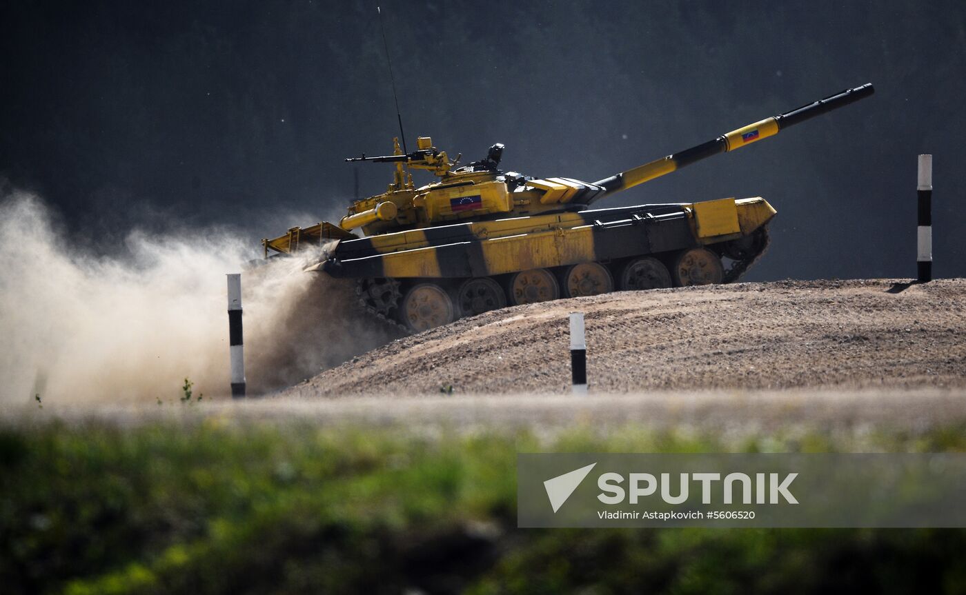 Tank biathlon. Second semifinals
