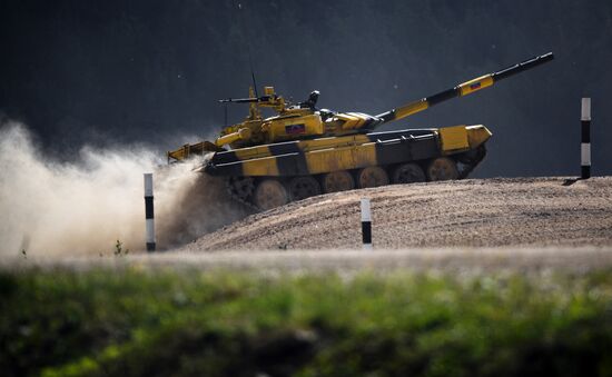 Tank biathlon. Second semifinals
