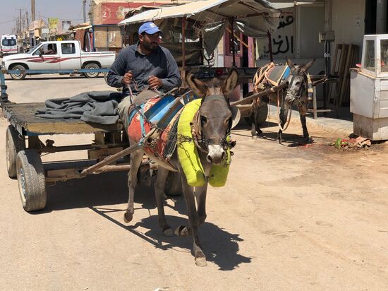 Zaatari camp for Syrian refugees in northern Jordan