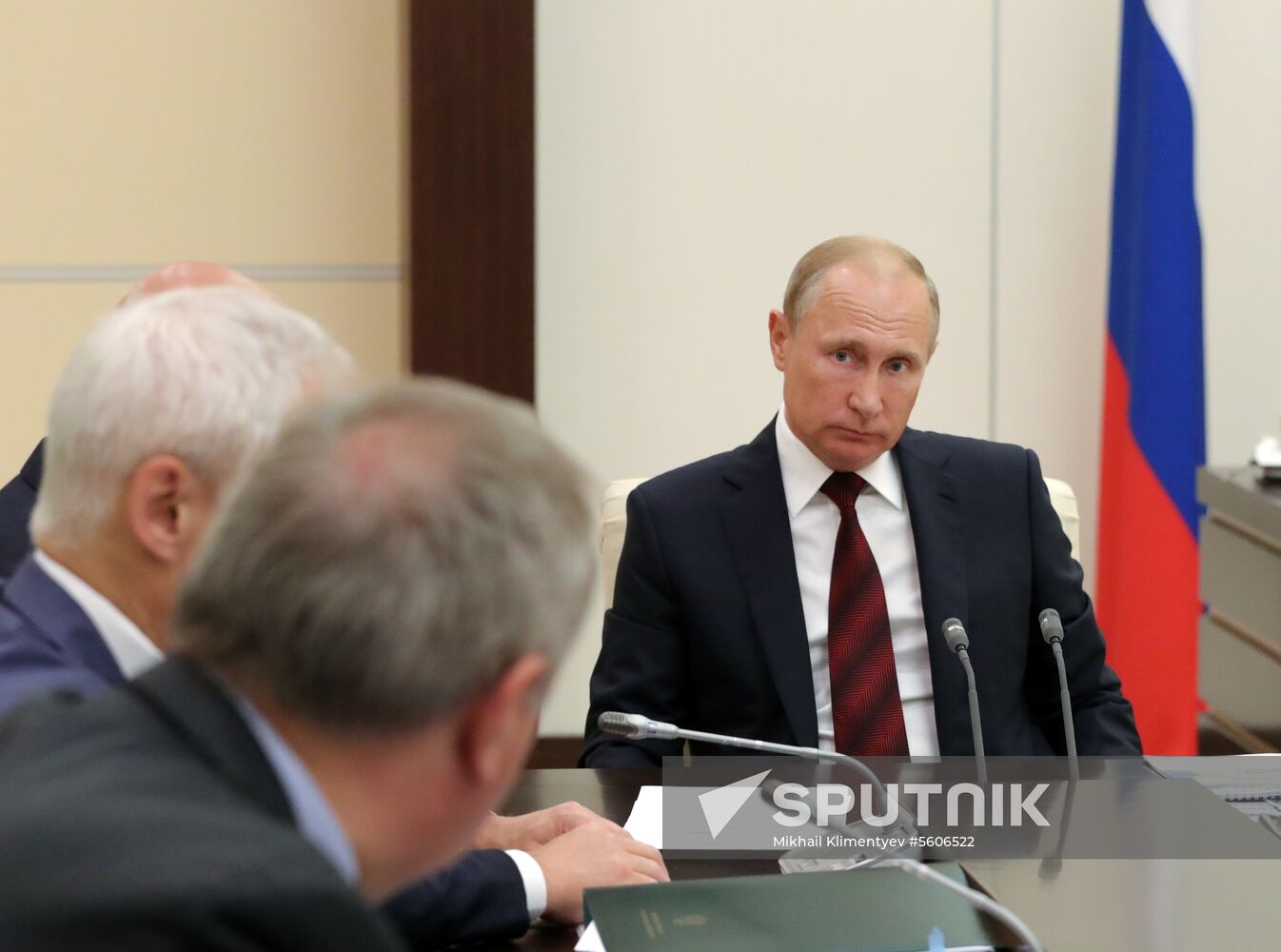 President Vladimir Putin holds meeting on space sector development