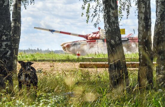 Tank biathlon. Second semifinals