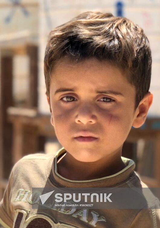 Zaatari camp for Syrian refugees in northern Jordan