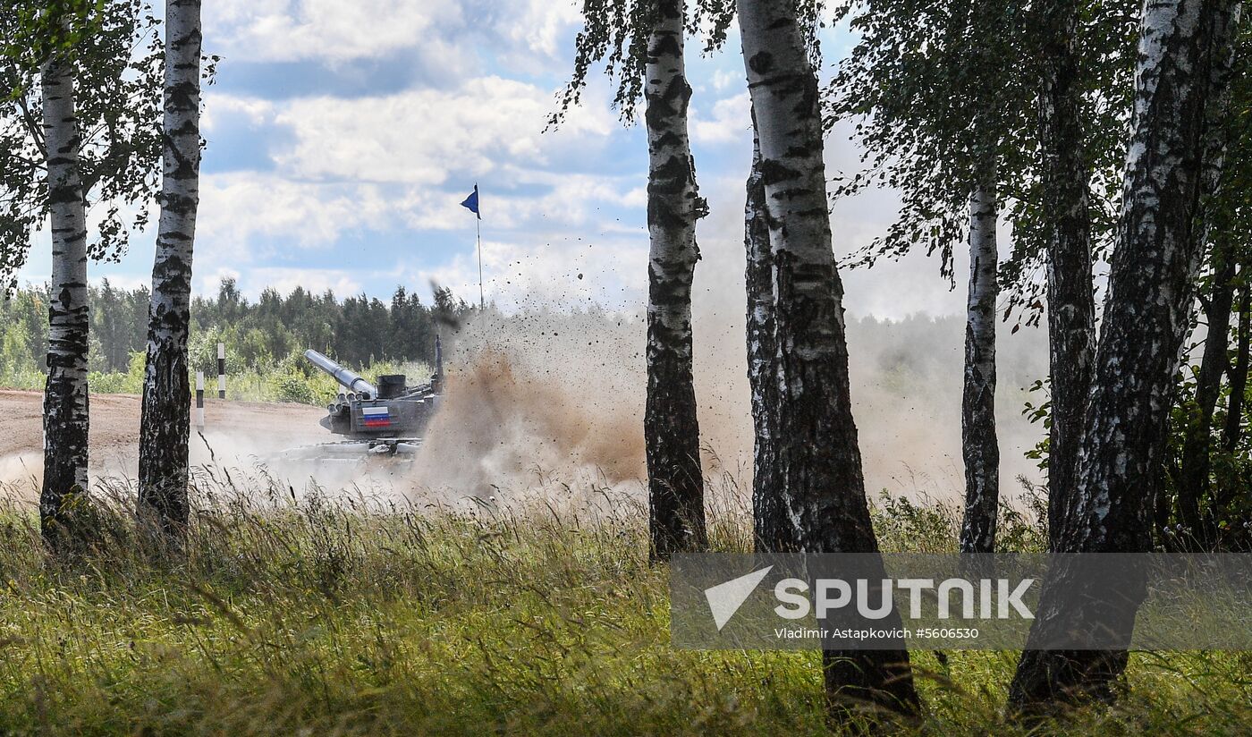 Tank biathlon. Second semifinals