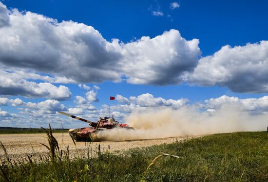 Tank biathlon. Second semifinals