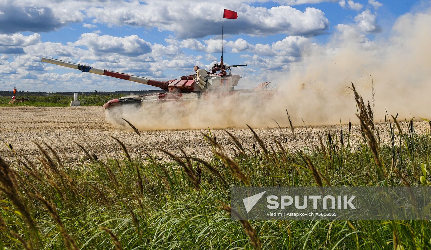 Tank biathlon. Second semifinals