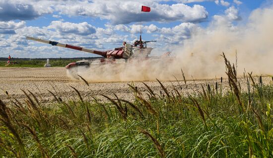 Tank biathlon. Second semifinals