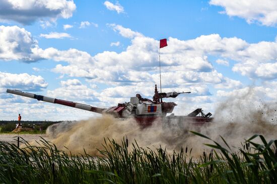 Tank biathlon. Second semifinals