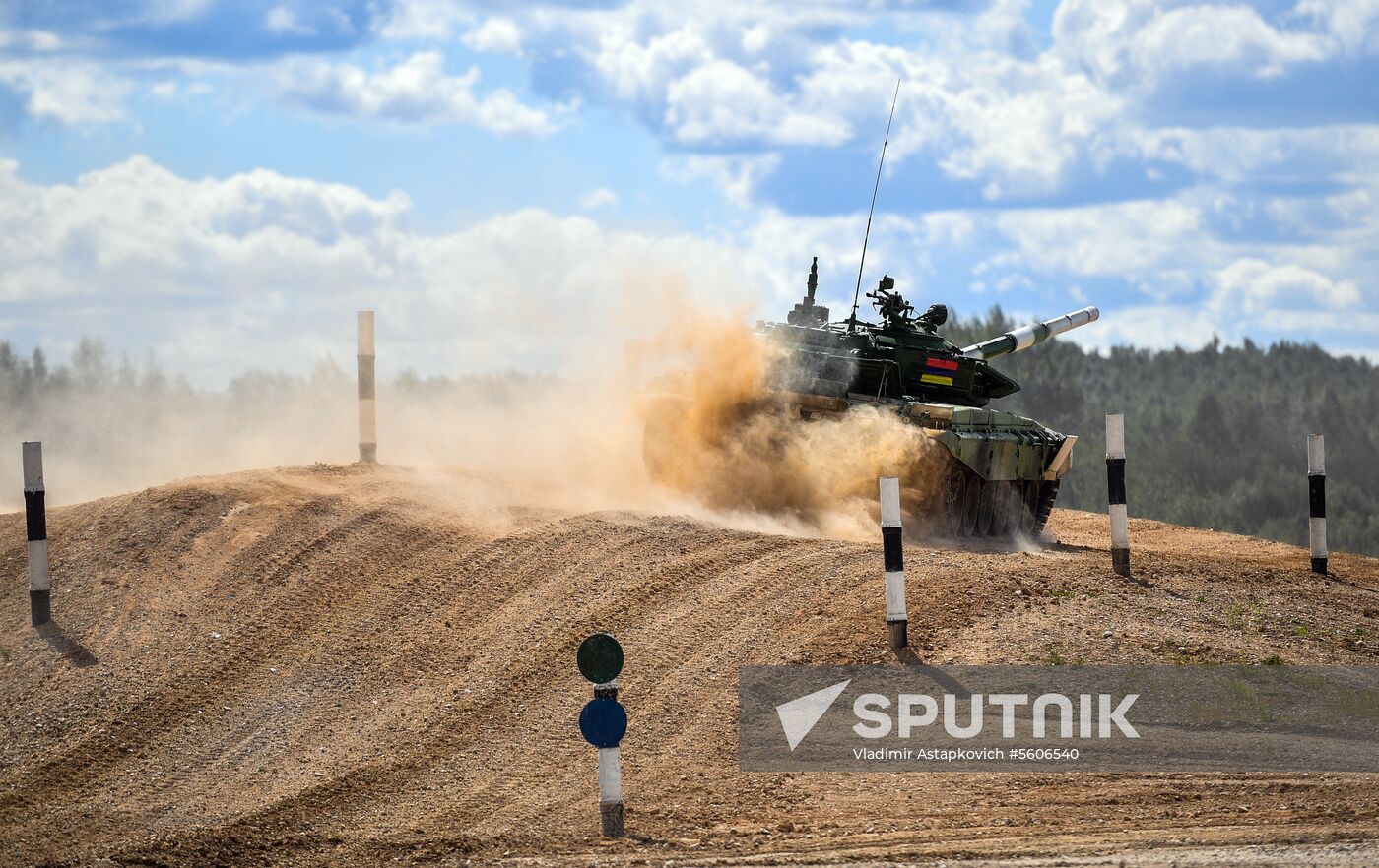 Tank biathlon. Second semifinals