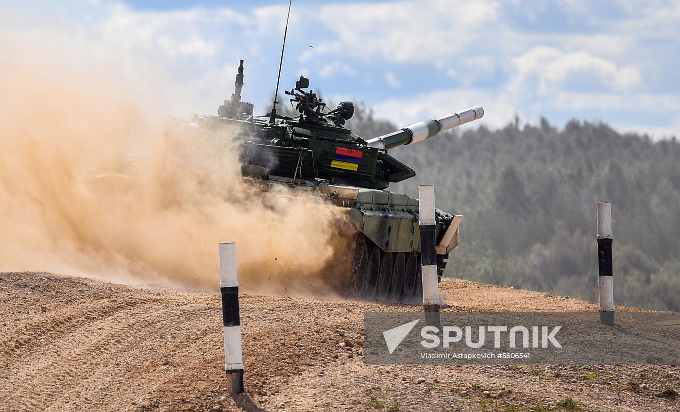 Tank biathlon. Second semifinals