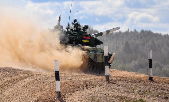 Tank biathlon. Second semifinals