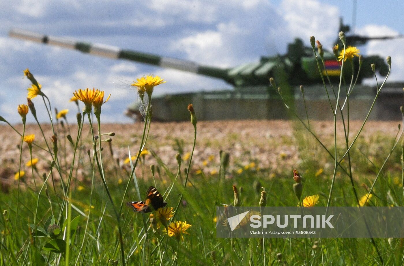 Tank biathlon. Second semifinals