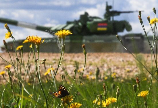 Tank biathlon. Second semifinals