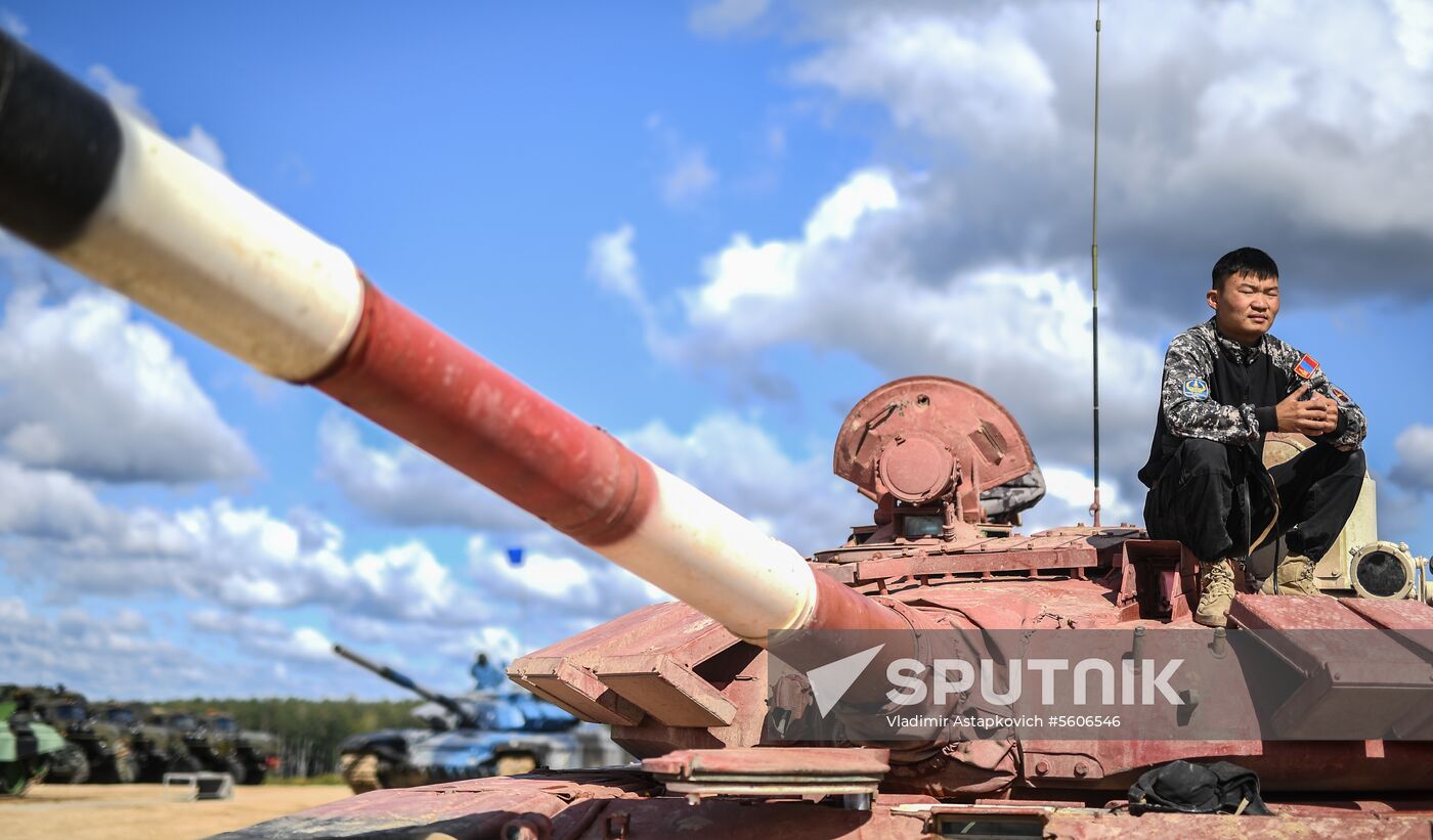 Tank biathlon. Second semifinals