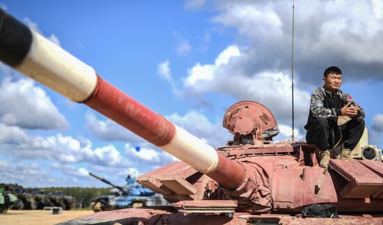Tank biathlon. Second semifinals
