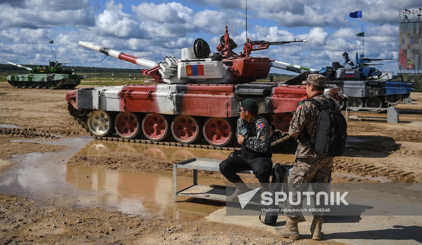 Tank biathlon. Second semifinals
