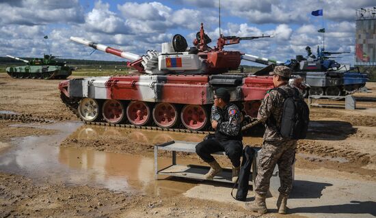 Tank biathlon. Second semifinals