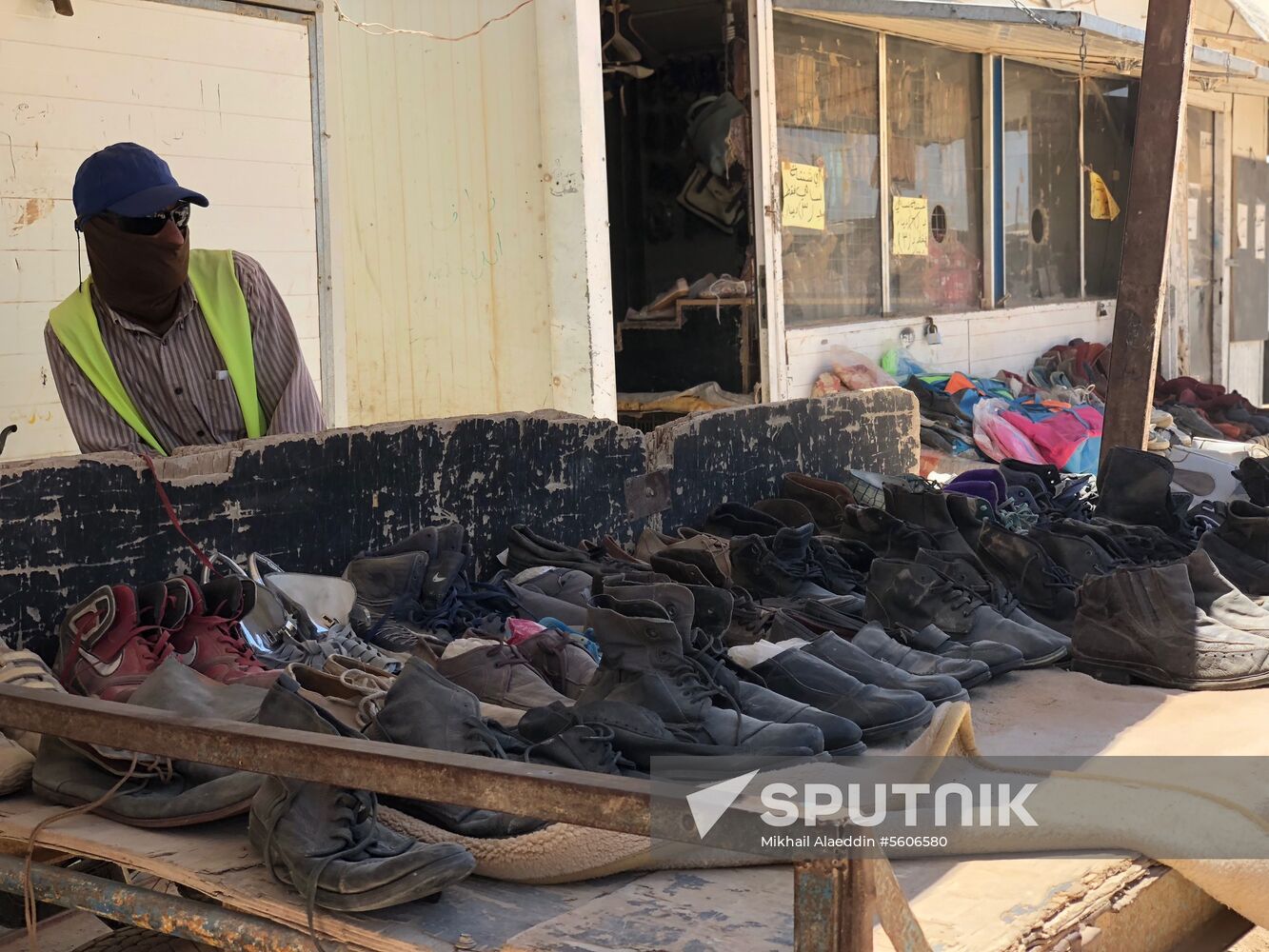 Zaatari camp for Syrian refugees in northern Jordan