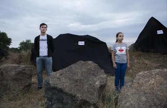 Abkhazia and South Ossetia commemorate those killed in conflict with Georgia