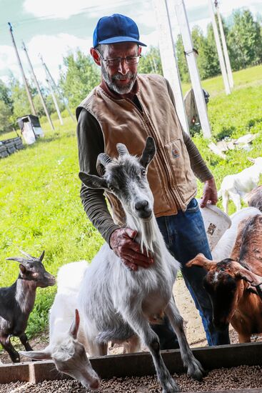 Jay Robert Close's farm in Moscow Region