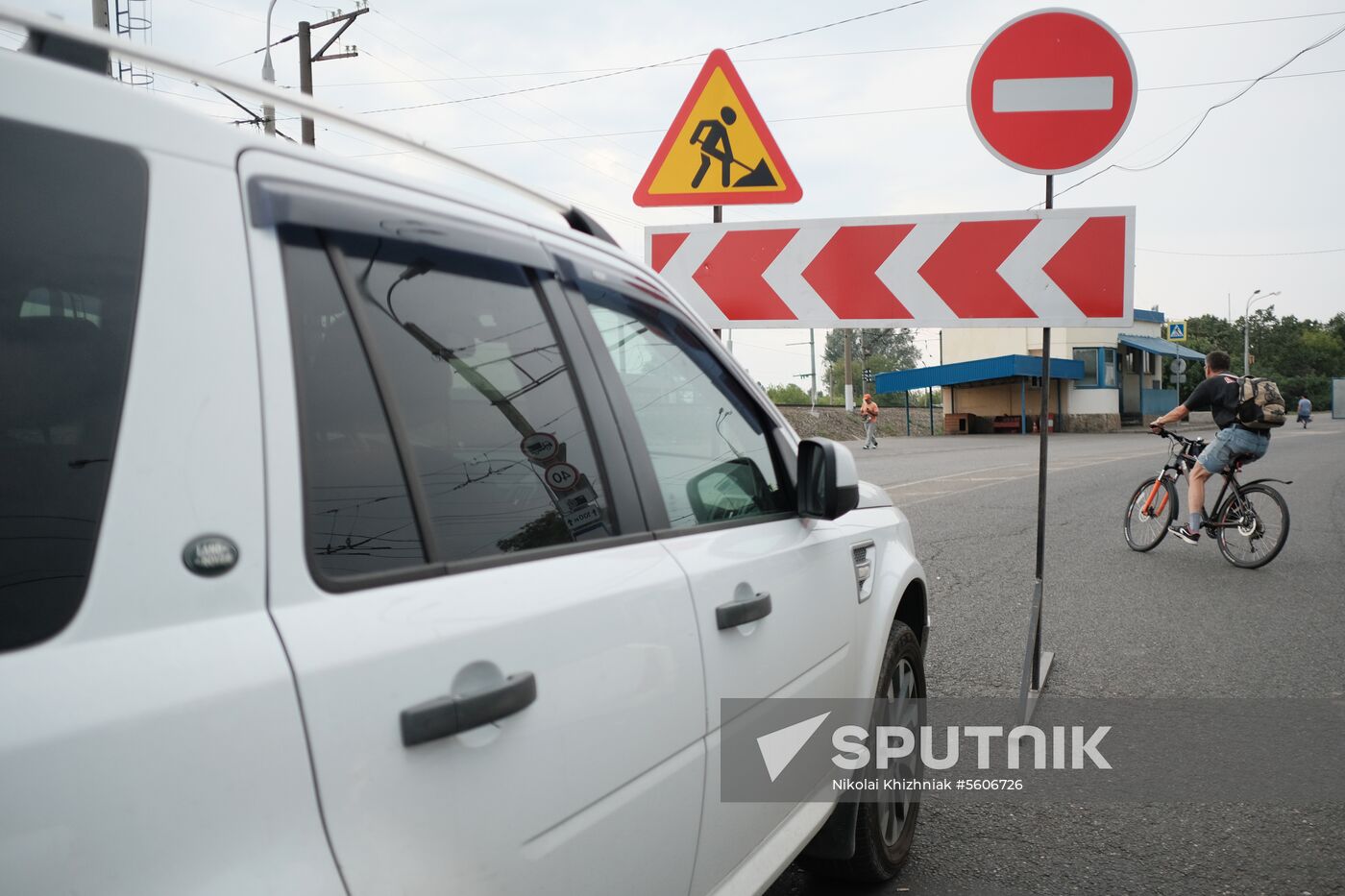 Repair works on Yablonovsky Bridge in Krasnodar Territory