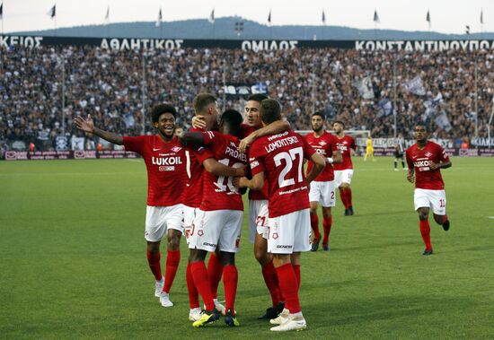 Football. UEFA Champions League. PAOK vs. Spartak