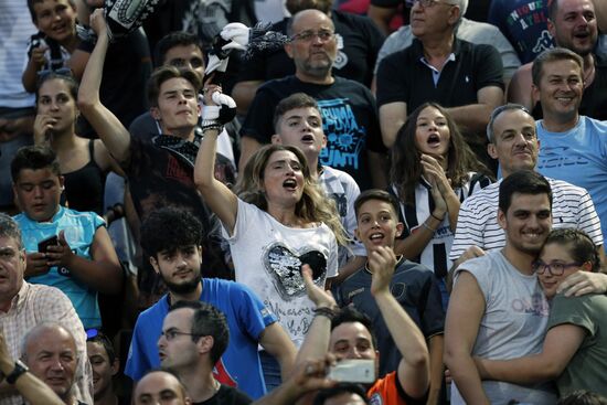 Football. UEFA Champions League. PAOK vs. Spartak