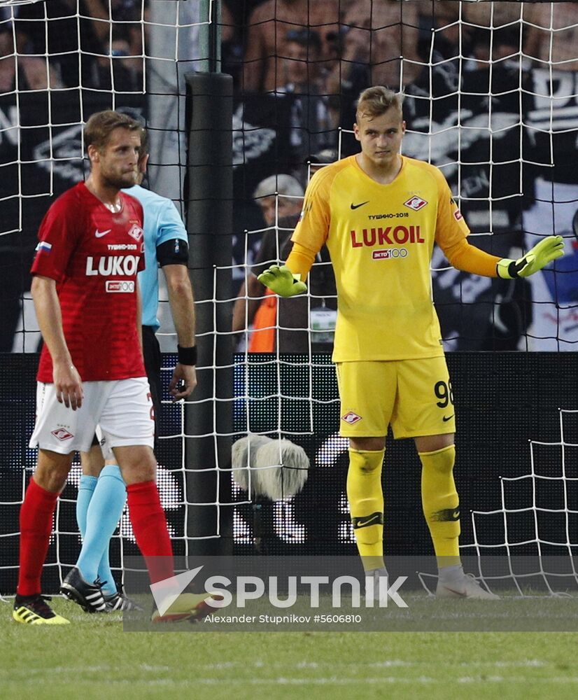 Football. UEFA Champions League. PAOK vs. Spartak