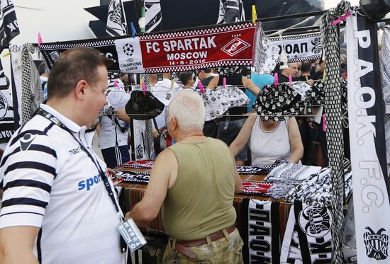 Football. UEFA Champions League. PAOK vs. Spartak