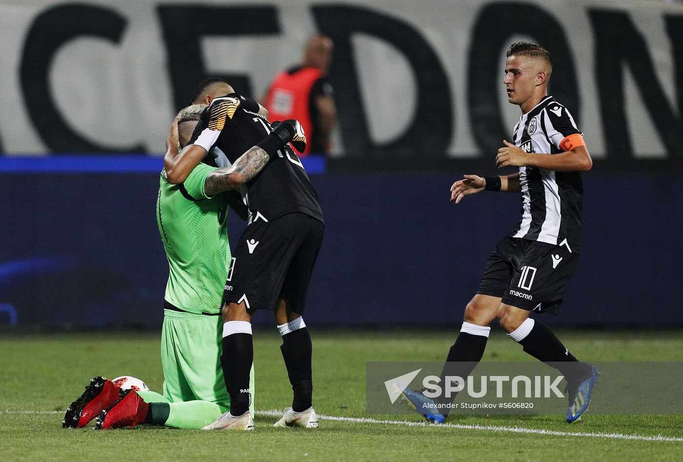 Football. UEFA Champions League. PAOK vs. Spartak