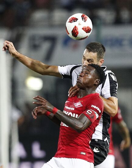 Football. UEFA Champions League. PAOK vs. Spartak