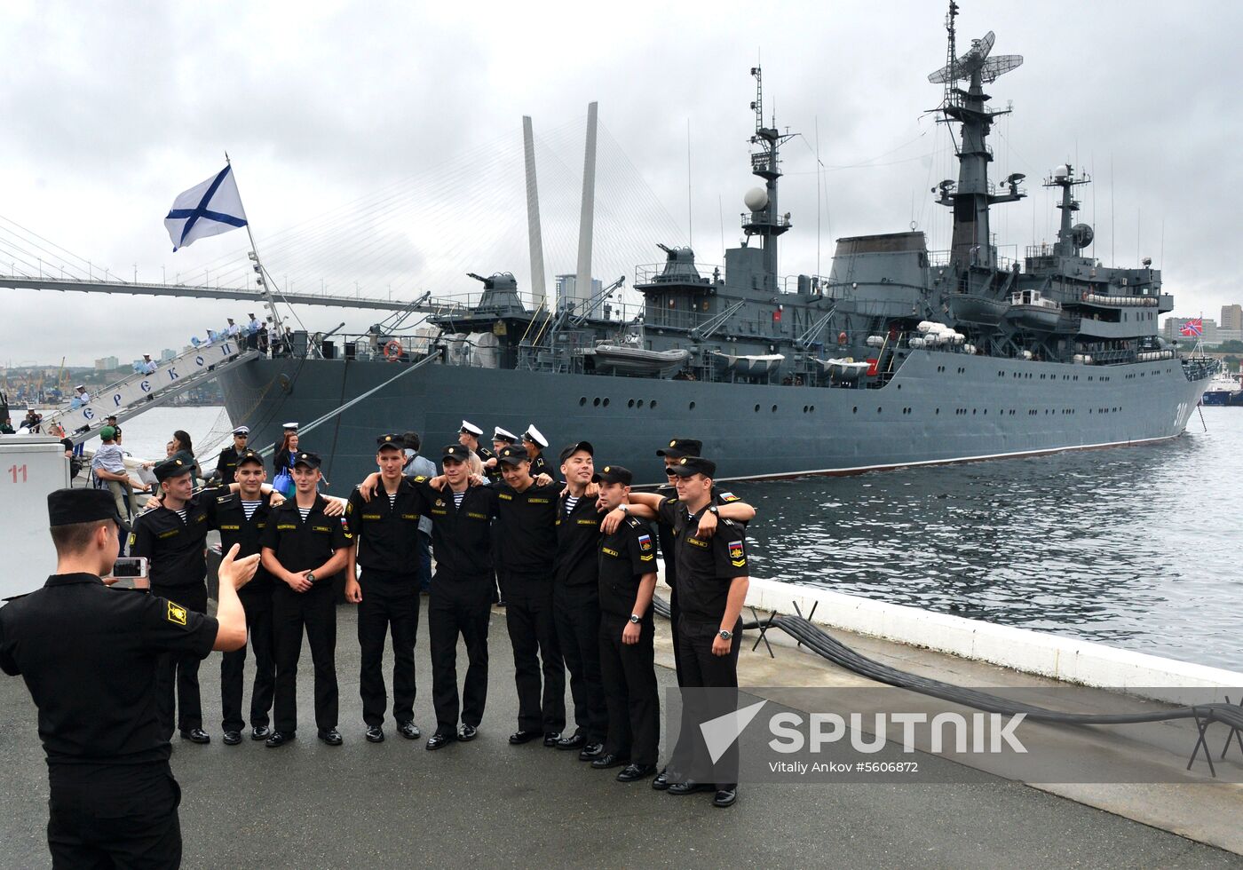 Baltic Fleet's training ship Perekop leaves Vladivostok for long-distance voyage